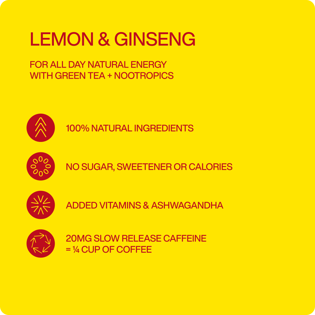Natural Energy Can - Lemon & Ginseng