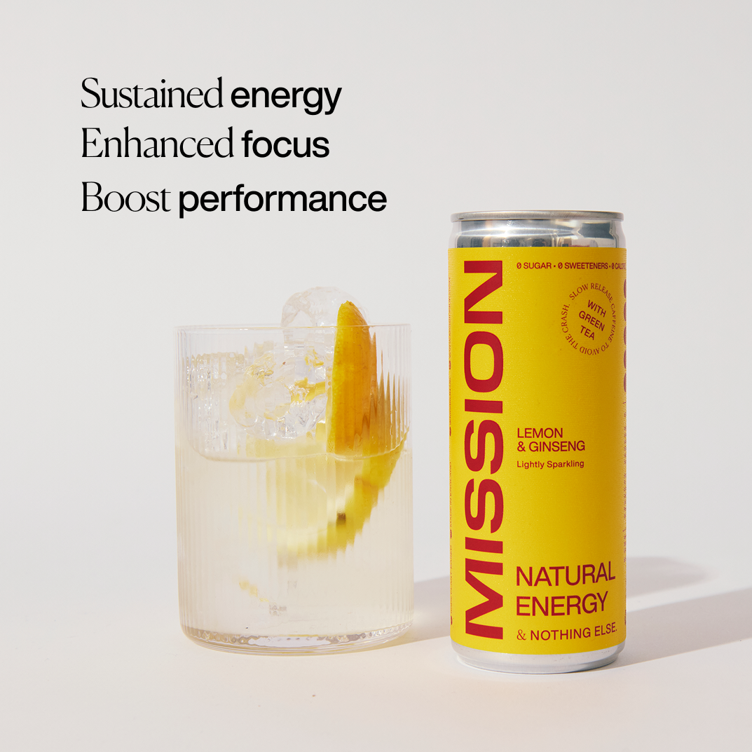 Natural Energy Can - Lemon & Ginseng