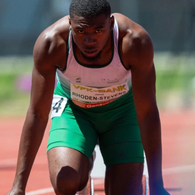Jamal Rhoden-Stevens races in competitive run