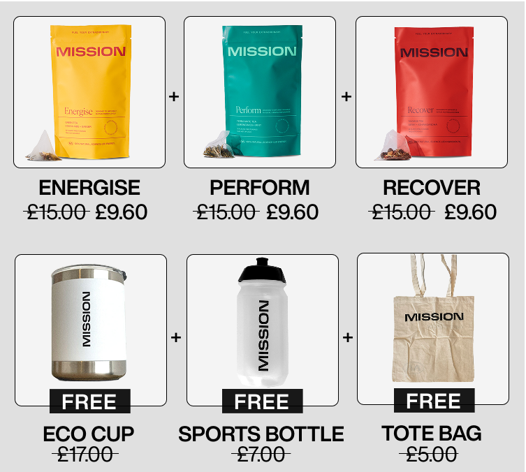Performance Tea Bundle | Yerba Mate & Ashwaghanda | Welcome Bundle